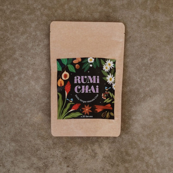 RUMI CHAI: HANDCRAFTED STICKY GINGER MASALA BLEND