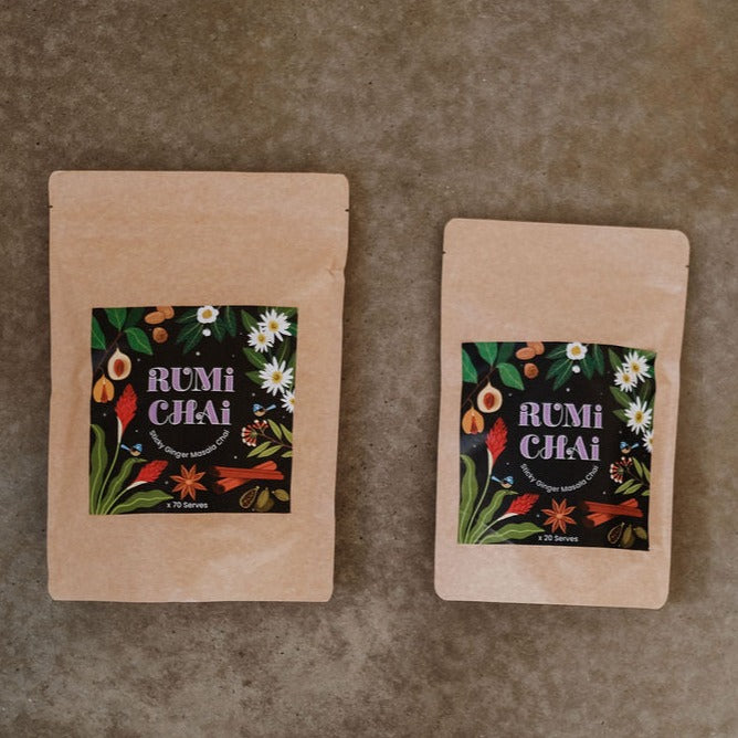 RUMI CHAI: HANDCRAFTED STICKY GINGER MASALA BLEND